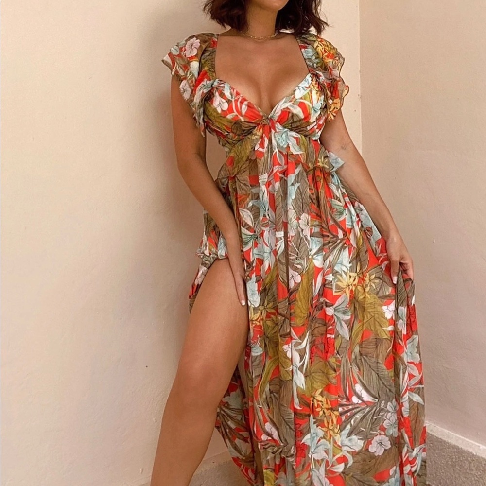 Bring me mimosas maxi dress 🥂